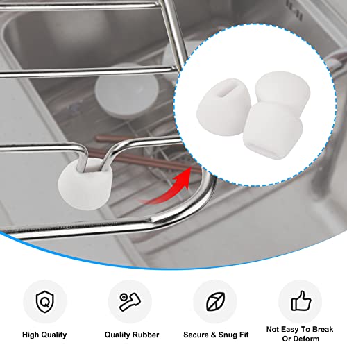 Kitchen Sink Rack Feet 84544-0 For Various Kohler Kitchen Sink Racks Fit Kohler Kitchen Sink Rack K-6639-St K-6488 K-6489-20 Pack #TOP4