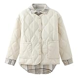 fannyouth Womens Cute Cropped Puffer Jackets Zip Long Sleeves Padded Winter Outerwear #pay221117- *1
