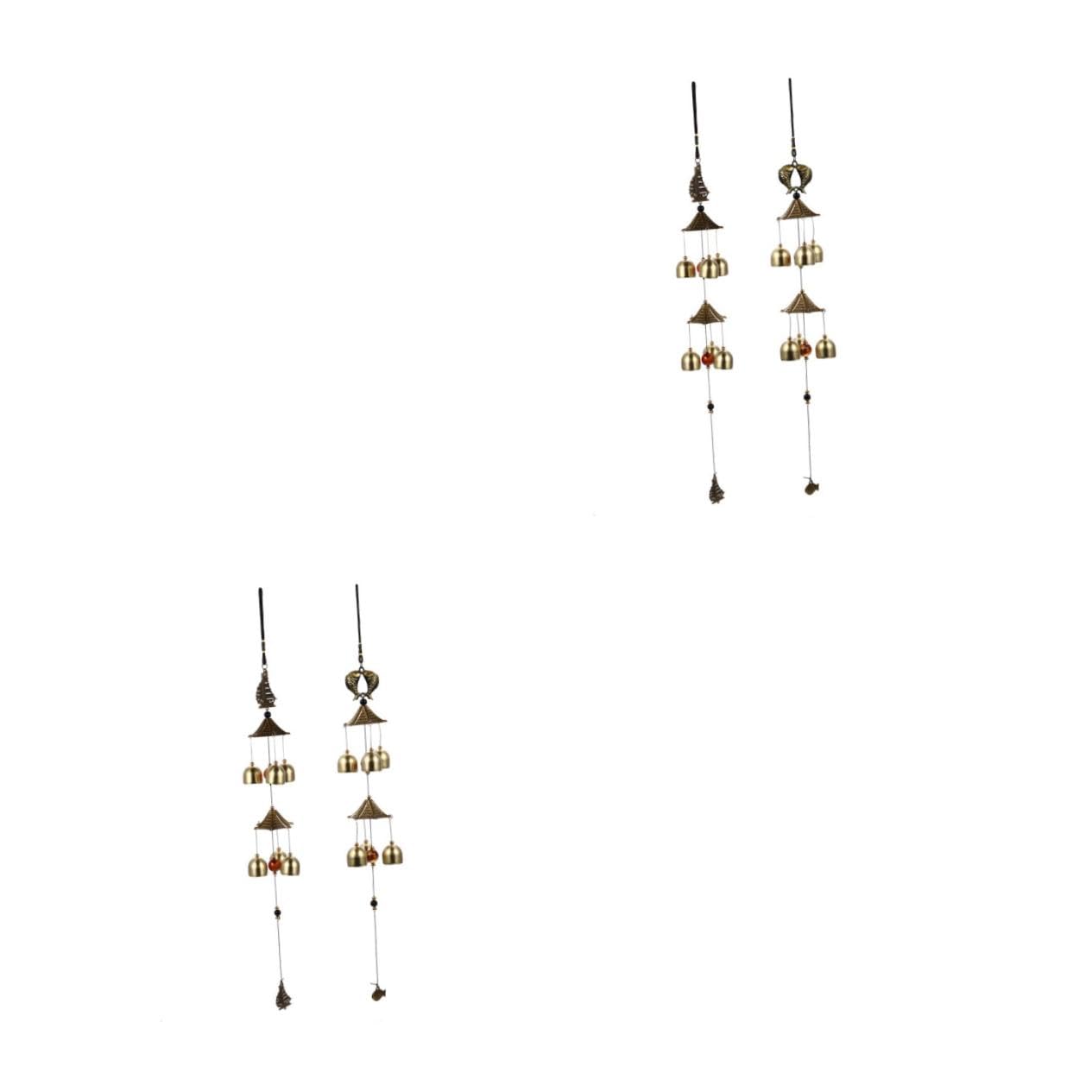 Cloche à vent sonore et décorations suspendues pour harmoniser l'acoustique extérieure