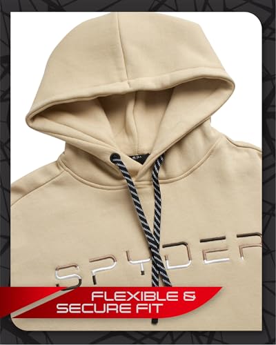 Spyder Men's Sweatsuit Set - 2 Piece Performance Fleece Pullover Hooded Sweatshirt and Jogger Sweatpants for Men (S-XXL)3