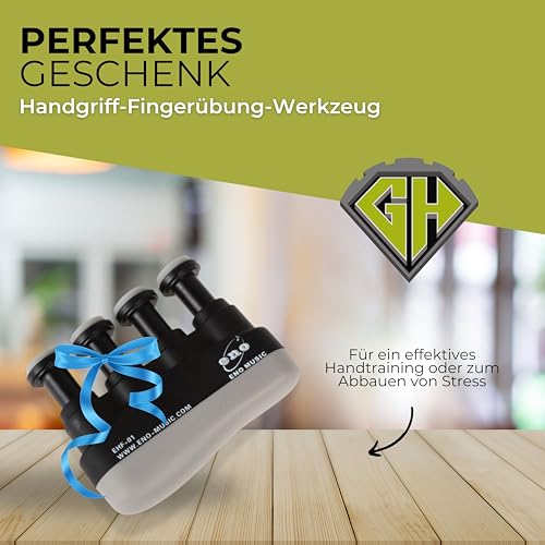 HeroSports Vingertrainer - Handtrainer - Vingeroefeningshulpmiddel voor muzikanten - individueel vingertraining - Vingerversterker met verstelbare weerstand 2-3 kg - Handkracht versterken - Afbeelding 6