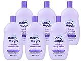 Baby Magic Calming Lotion | Helps Comfort and Relax Before Bedtime | Lavender & Chamomile | 16.5 fl oz. (6 Pack)