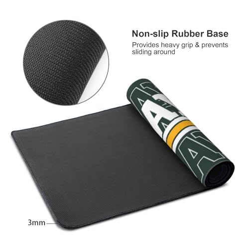 Image of ANTKING Green Bay Mouse Pad Custom Name and Number Desk Pad for Men Women Youth Gifts