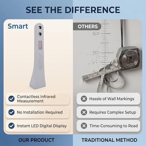 Digital Body Height Measurement Tool Rechargeable Portable for All Ages by CHEOTIME - Used condition - Image 7