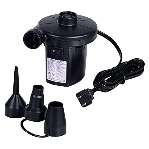 Electric Air Pump, Portable Quick-Fill Air Pump for Inflatable Couch, Air Mattress, Swimming Ring, Inflatable Pool Toys Cover