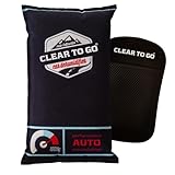 Clear To Go Absorbeur d humidité Voiture - Sac de désembuage de Pare-Brise pour enlever l'humidité et la Condensation de la Voiture - deshumidificateur Voiture en Gel de silice - Anti humidité