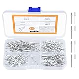 🔨【Fonction principale】: L'ensemble de rivets métalliques est compatible avec les pinces à rivets standard. Il s'agit d'un dispositif en forme de boulon permettant d'assembler des pièces métalliques ou en tissu et utilisé à l'intérieur et à l'extérieur pour assembler des tuyaux et des plaques métalliques.