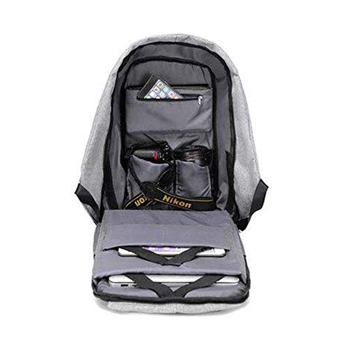 Mochila Anti-furto Compartimento Para Notebook Laptop Saída USB Carregamento De Dispositivos