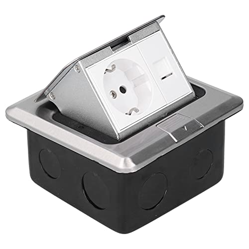 Boîte de sortie de sol en acier inoxydable Yctze de 4,7 x 4,7 pouces