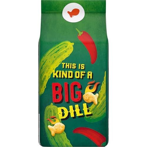 Goldfish Spicy Dill Pickle Flavored Crackers, 6.1 Oz Bag