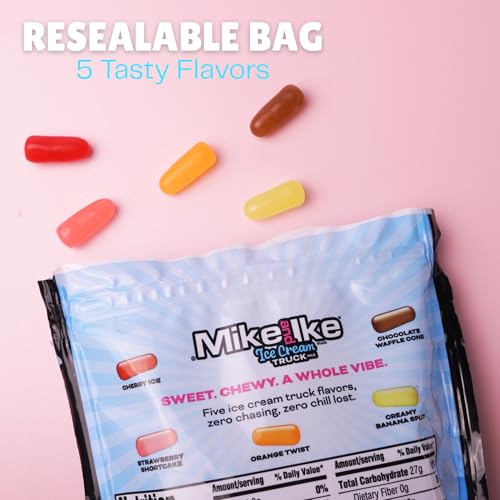 Mike and Ike Ice Cream Truck Mix, caramelos masticables 10 oz miniatura 3