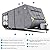 COOLTOP Upgraded 300D Waterproof Travel Trailer RV Cover for 31' - 34' Rvs, Windproof Camper Cover Breathable Ripstop for Jayco RV Motorhome with Adhesive Patch & Storage Bag