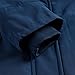 YYNUDA Damen Winterparka Dicker Warm Lang Wintermantel mit Fellkapuze Winter Jacke Outdoor Jacke für Winter Navy blau L