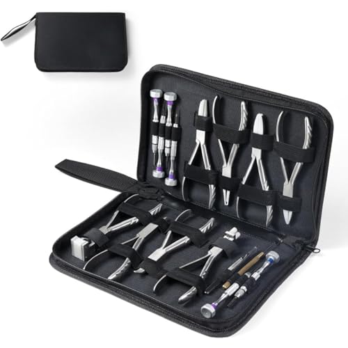 Kit de alicates ópticos para gafas portátil para ajustes rápidos en casa 2