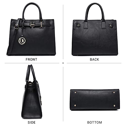 Dasein Women's Pebbled Vegan Leather Satchel #TOP28