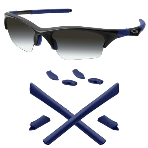 [Mryok] �C���[�\�b�N&�m�[�Y�p�b�h �Ή�Oakley Half Jacket XLJ �l�C�r�[�u���[