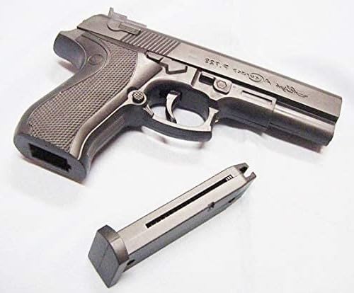 Pistol Mouser Toy Gun with Jump Ejectinging Magazine, Soft Bullets & Pull Back Action, Pistol Toys for Boy Foam Blaster Soft Bullet Play Gun with 10 Pcs Darts, Education Toy Model for Kids