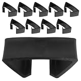 FESTFENDS 10pcs Outdoor Rattan Furniture Clips - Patio Wicker Sectional Modular Sofa Chair Connector Fasteners - Couch Alignment Fasteners Inner Diameter 90mm