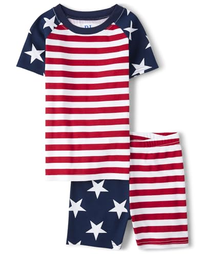 The Children's Place Boys Family Matching Sets,snug Fit 100% Cotton,adult,big Kid,toddler,baby Pajama Set, Tidal, 8 US