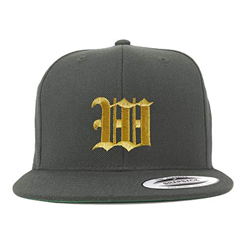 Gorra snapback bordada Old English Gold W miniatura 1