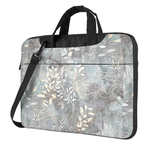 Bolso de hombro para laptop duradero Blue Grace Flora para ordenador portátil de 15.6 pulgadas