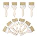 Produktbild Farbpinsel, Lackierpinsel Set 10er, Malerpinsel mit Holzgriff, 3"(7,6cm) Pinselset mit Holzgriff Ideal für Wand- und Holz Farbe zum Beizen