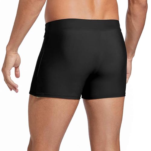 Men's Color Block Square Leg Swim Trunk Bikini Briefs Printed Swimsuit Athletic Swimwear Bathing Suit Swimming Trunks4
