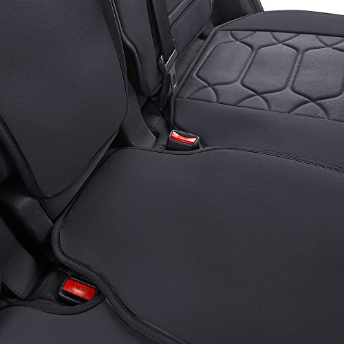 Oasis Auto Nissan Rogue Accessories Seat Covers 2014-2025 Custom Fit Leather Cover Protector Cushion (Full Set, Black) #TOP5