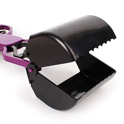 Image of Pet Pooper Scooper for Dogs Cats | Non-Breakable High Strength Material, Durable Spring, Easy Pick Up Grass Gravel, Jaw Claw Rake, For Kids Children Women Men
