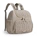 mommore Wickeltasche, kleiner Wickelrucksack, stylischer Baby-Reiserucksack mit isolierten F&auml;chern, Wickelunterlage und Kinderwagenbefestigungen