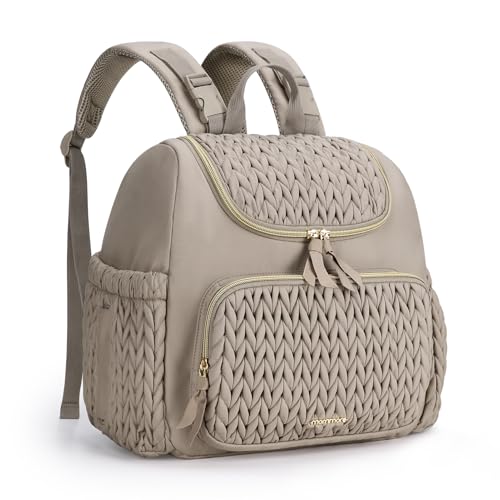 mommore Wickeltasche, kleiner Wickelrucksack, stylischer...