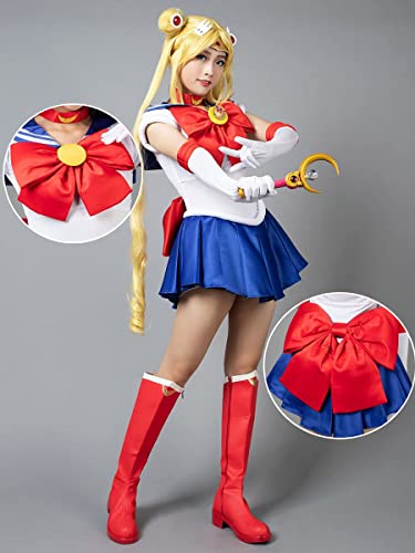 Cosfun Women's Usagi Cosplay Costume Sailor Dress Skirt Suit Mp000139 (Medium, Us Size) #TOP2