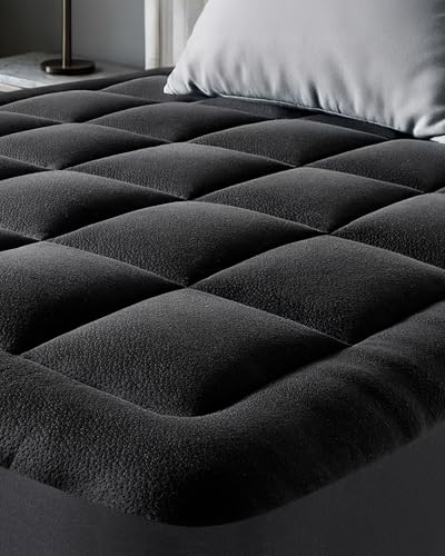 Cubrecolchón Black Cloud Comfort - Protección de Viscosa de bambú ultrasuave, Transpirable y refrescante - 135 x 190 cm, Ajuste Profundo