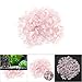 XIASABA Crystal Stone Drop Crushed Stone Chips Crystal Quartz Parts for Home Decoration Vases Plants (Pink)