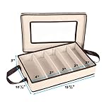 Flatware Storage Case - Durable 5 Compartment Silverware Storage Container Box with Removable Lid and Easy to Carry Handles - Large Capacity Keeps Your Cutlery Organized & Protected - Beige - Image 5