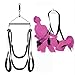 Swivel Sex Swings for Adult Couple 600lbs Heavy Duty Swing Set Swing Hangers Sex Swing 360 Degree Spinning Adjustable Mount Sex Slingshot Swing for Adults Ceiling Strap Yoga Sweater