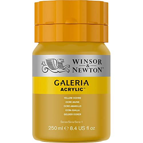 Image of Winsor & Newton Galeria Acrylic Color Tube, 250ml, Yellow Ochre