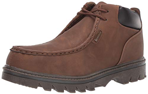 Lugz Men's Fringe Chukka Boot, M Brown/Nicotine Gum/Bark, 11 D US