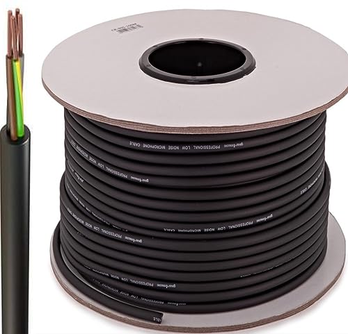 Image of 318 Flex Round Black Flexible Rubber Cable - Indoor/Outdoor (30 Meters, 4 CORE 1MM)