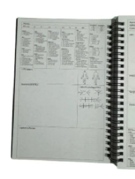 FARAK H&P Medical History and Physical Notebook, 100 Templates with Perforation