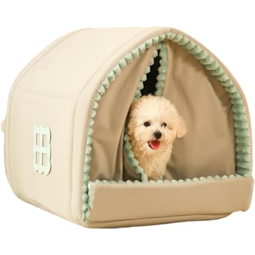 犬 ベッド ドーム ペットベッド ドーム型 ペットハウス 犬猫用 室内用 冬用 ふわふわ 洗える クッション付き 犬用ベッド 犬小屋 屋根付き 猫ハウス 犬 ハウス ペットベッド 大型犬/中型犬/小型犬 ペット用品 (L)