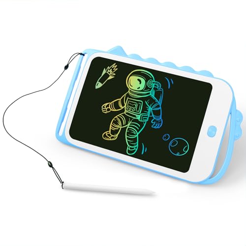 AiQInu Ardósia magnética infantil, 8,5 polegadas quadro magnético infantil, apagável almofadas eletrónicas de desenho para crianças viagens jogos atividade