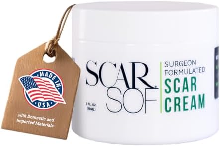 ScarSof Scar Cream - Advanced Scar Cream Made with 100% Organic Aloe Vera