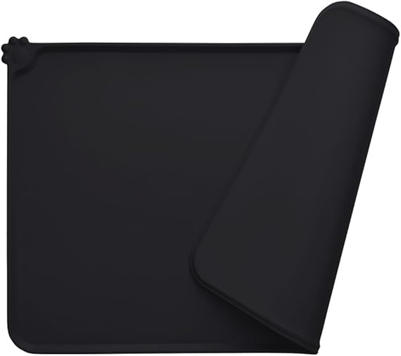 Dog Food Mat, Silicone Dog Cat Bowl Mat, Non Slip Pet