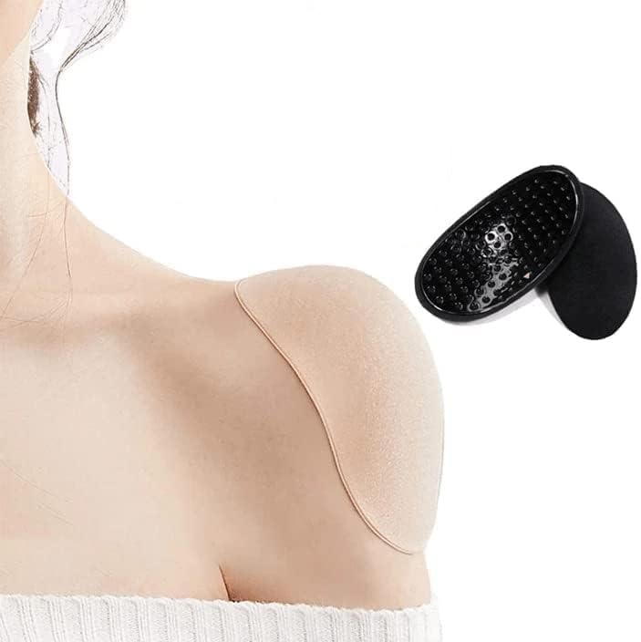 Silicone Shoulder Pads for Womens Clothing,Reusable Soft Silicone Shoulder Pads, Invisible Shoulder Pads, Anti Slip Shoulder Pads & Push-up Pads for Girl-image-31