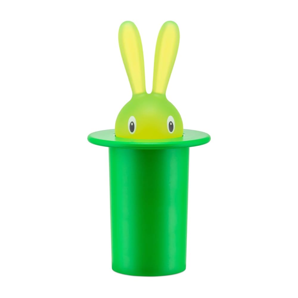 Porta stuzzicadenti coniglio porta stuzzicadenti scatola porta stuzzicadenti autosufficiente in PVC dispenser dolce contenitore per cucina soggiorno verde