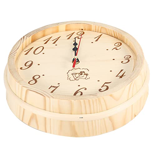 Reloj de Sauna y Madera Reloj de Pared de 23 Cm Sala 7