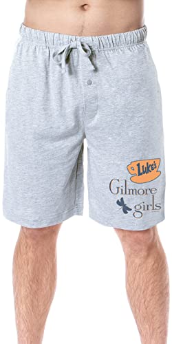 Gilmore Girls Mens' Luke's Diner Logo TV Show Series Sleep Pajama Shorts