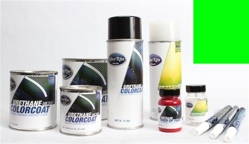 Colorrite Two-Ounce Bottle Automotive Touch-Up Paint For Jeep Wrangler - Gecko Clearcoat Pfm/Kfm - All-Inclusive Package #TOP4