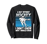 Un día sin hockey es como... no sé cómo debería saberlo. ¿Patines, palo de hockey, casco y disco es todo lo que quieres? Entonces este jugador de hockey es justo lo que necesitas como fanático de los deportes.